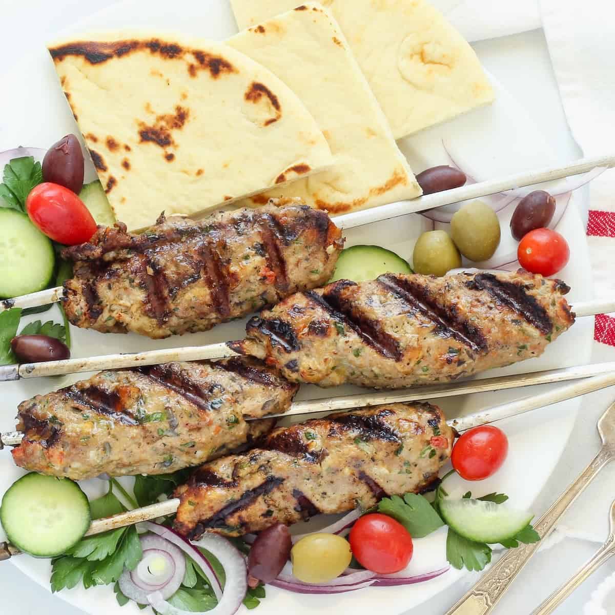 Meat on a Stick Kofta or Chicken
